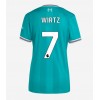 Liverpool Florian Wirtz #7 Tredjedrakt Kvinner 2025-26 Kortermet